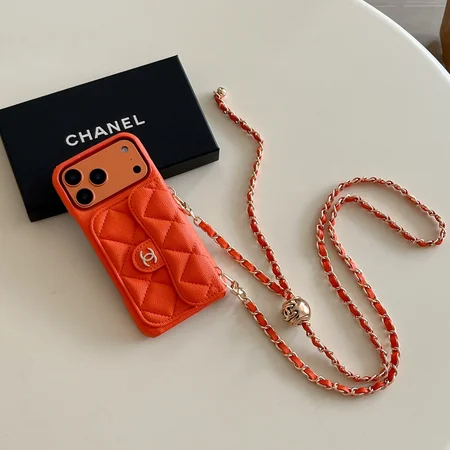 ブランド chanel シャネル iphone17 カバー  レッド