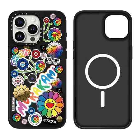 カイカイキキ murakami sunflower スマホケース アイフォーン17プロ  カップル