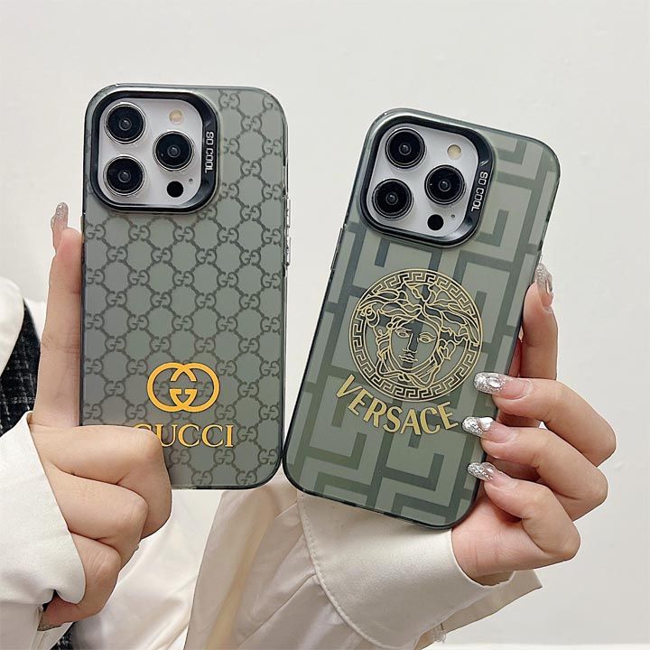 ハイブランド グッチ versace 夜光 ブランド柄iphone16ケース