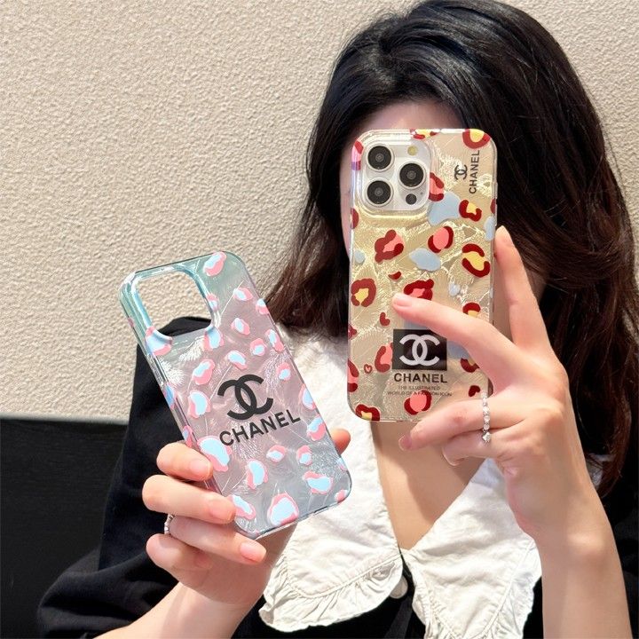 ブランド シャネル chanel ヒョウ柄 ブランドロゴiphone16ケース