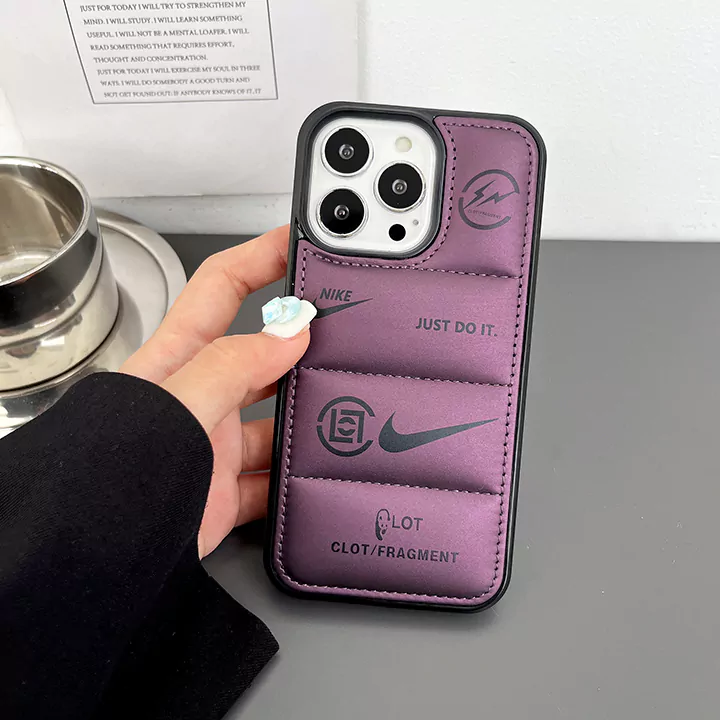 紫ナイキiphone16 pro携帯ケース