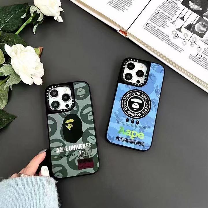 ブランド エイプ aape アベイシングエイプ マグネットiphone16ケース