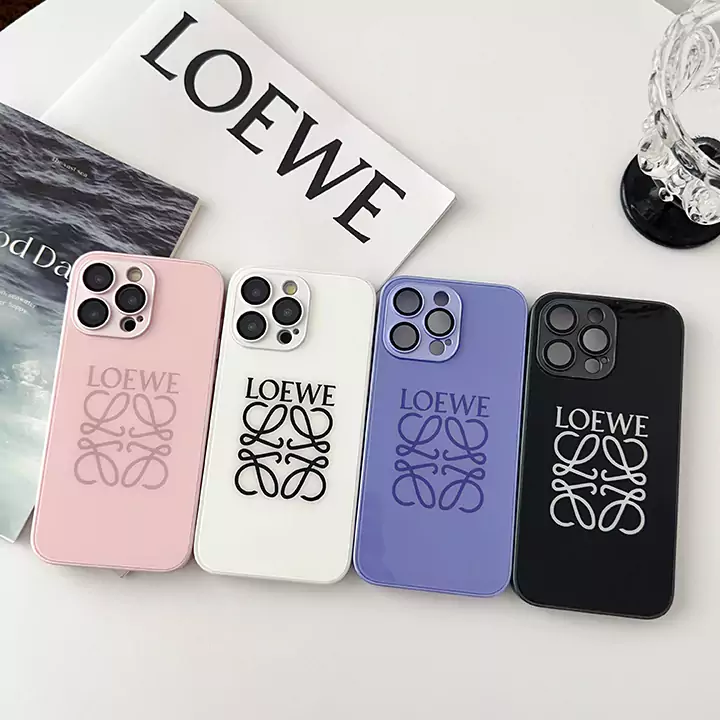 ハイブランド ロエベ loewe ガラスiphone16ケース