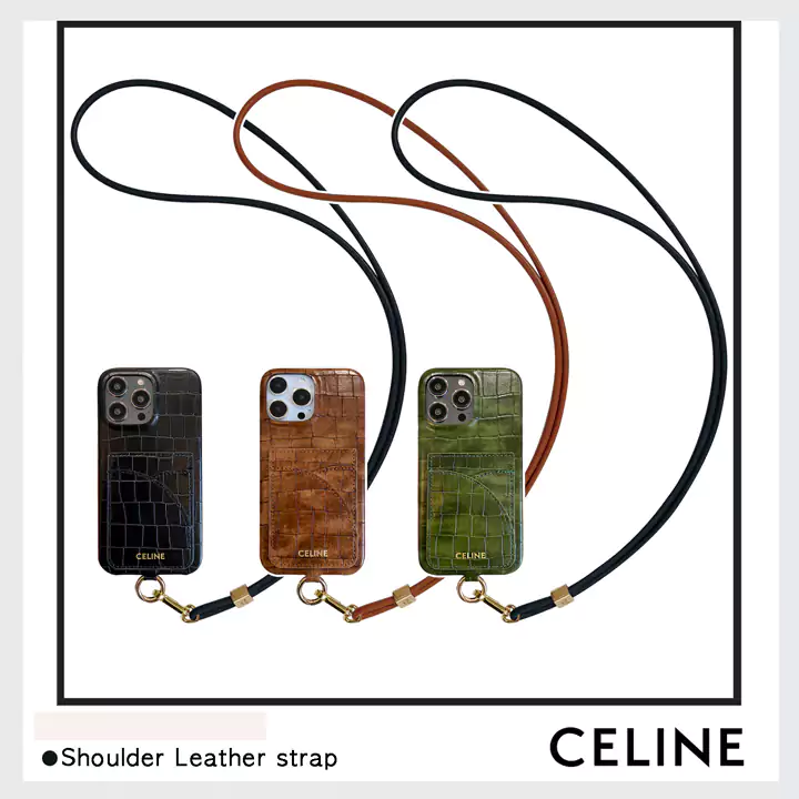 ハイブランド セリーヌ celine ワニ柄 iphone16ケース