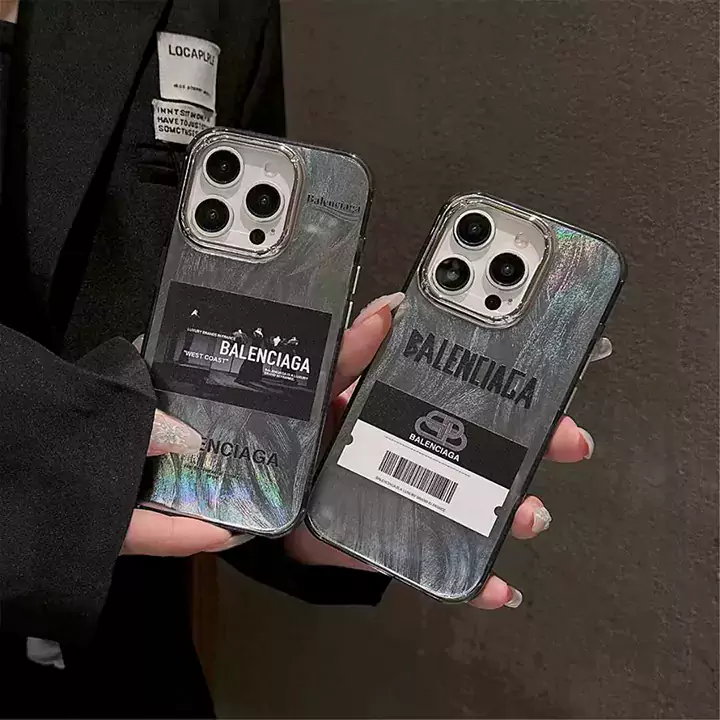 ブランド balenciaga 透かし彫りiphone16ケース