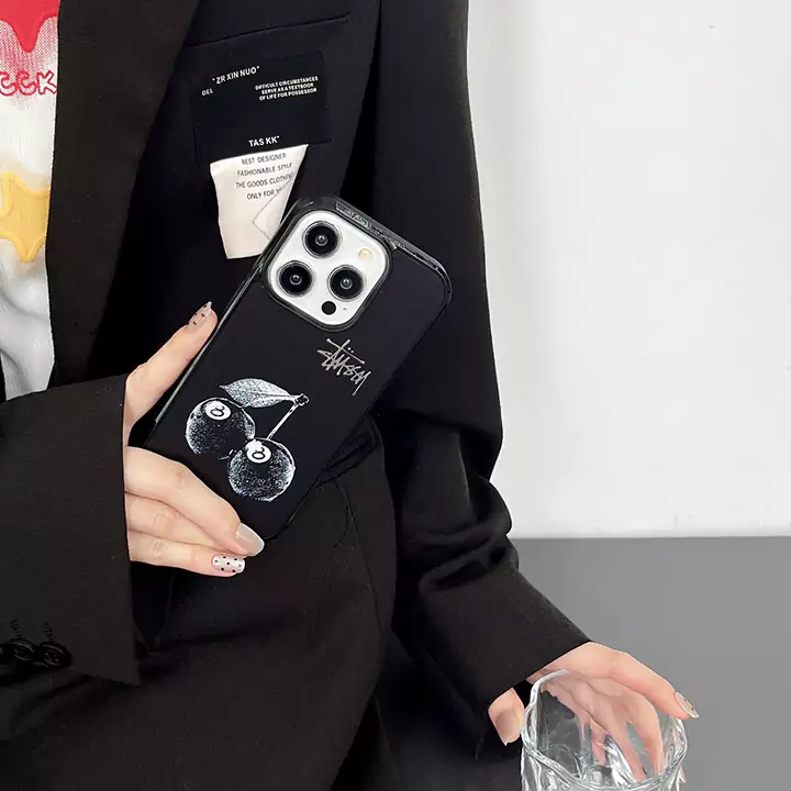 ブランド ステューシー stussy アイホン15plus 携帯ケース 