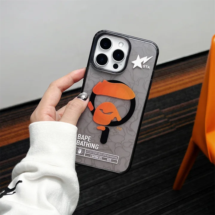 ハイブランド bape ア・ベイシング・エイプ iphone16promax ケース 
