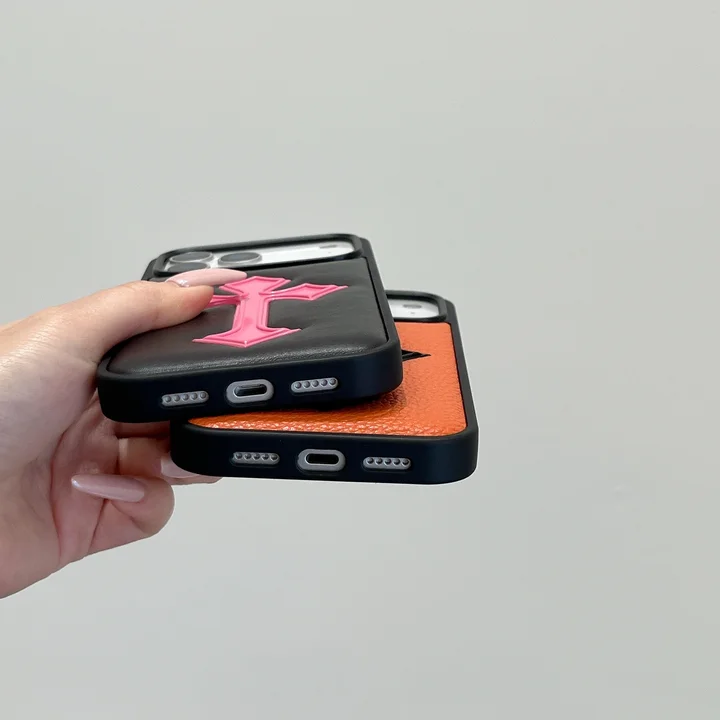 ハイブランド 携帯ケース iphone15promax クロームハーツ風 